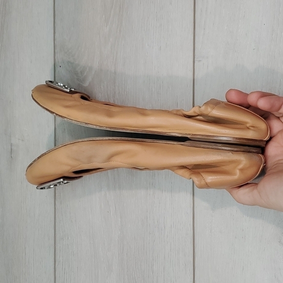 L.K.Bennett London Women Leather Loafer Ballet Flats shoes sz EU 40/8 - Picture 9 of 13